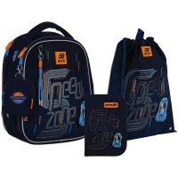 Набор "Kite" /SET_K25-555S-3/ рюкзак + пенал + сумка для обуви 555 Speed Zone (1/4)