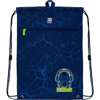 Сумка для обуви с карманом "Kite" /K22-601M-8/ Education Cyber (1/25/100)