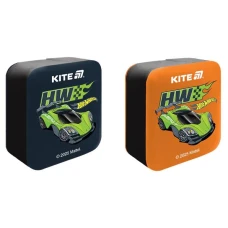 Точилка "Kite" /HW25-116/ с контейнером прямоугольная Hot Wheels (24/1440)
