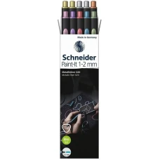 Набір лінерів 10кол. "SCHNEIDER" /ML02011503/ металік Paint-It 1-2 мм