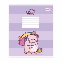 Тетрадь уч. "YES" 18л.== /769091/ "Pembe the cat" (25/400)
