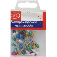 Шпильки декор. /1023/ "Крапля" 50шт (1/12)