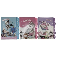 Блокнот 10*15см/50арк./64К-С-0294/ на замочку з секретом "Labubu Лабубу"