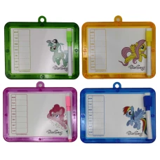 Дошка дитяча сухозтираєма /1000/ двостороння "My little pony" 17,5*13,5см (1/20)