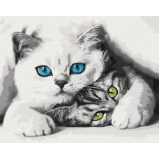 Картина по номерам "Brushme" /BS51695/ "Муркотики" 40*50см Картина по номерам "Brushme" /BS51695/ "Муркотики" 40*50см