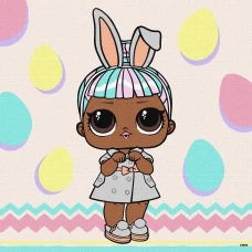 Картина за номерами "Ідейка" /KHO1227/ "LOL Surprise! Spring Bling CARATS" 30*30см