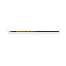 Пензлик щетина кругла "ROSA" AMBER 2306R, №1, д.р. (1/12)