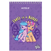 Блокнот А6/48л. "Kite" /LP24-196/ пласт. спираль, чистый, "My Little Pony" (1/20)