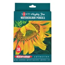 Олівці кольорові акварельні "Santi Highly Pro" 36 кол. /742387/ (1/4/80)