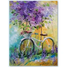 Алмазная мозаика "Go to art" /177099/ "Мой велосипед" 40*50см
