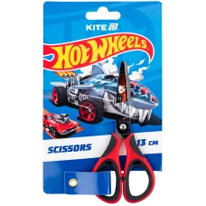 Ножиці дитячі "Kite" /HW25-148/  з гум. вставками, малюнок на лезах, 13см Hot Wheels (1/12)