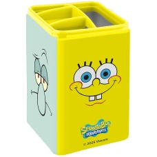 Стакан-підставка для ручок "Kite" /SB25-105/ SpongeBob SquarePants квадратний (1/12)