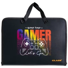 Папка с ручками 35*25,5*4,5см "CLASS" /5634-26C/ "GAMER" 600 мкм РР (1/60)