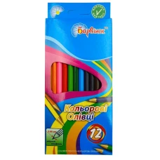 Олівці кольорові "Барвінок" 12 кол. /5-202/7/ (1/12/240)