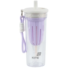 Пляшка для води "Kite" /K25-1219-2/ 650 мл, біло-ліловий (1/60)