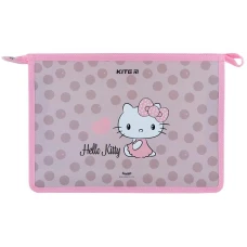 Папка на блискавці А4+ "Kite" /HK24-428/ "Hello Kitty" (1/12/144)