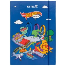Папка для тетрадей "Kite" /HW25-210-2/ В5 на резинке картон, Hot Wheels Skate (1/10) Папка для тетрадей "Kite" /HW25-210-2/ В5 на резинке картон, Hot Wheels Skate (1/10)