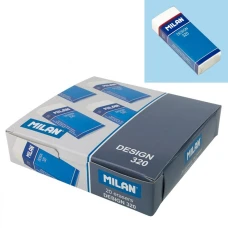 Гумка "MILAN" /CPM320/ прямокутна біла 6,1*2,3*1,2см (20/500)