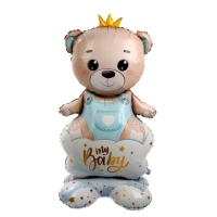 Кулька фольгована "WB" /10461/ нейлонова ведмедик My baby, 145*77см (1/5)
