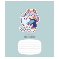 Зошит уч. "Школярик" 12арк.# /3267K/ "Fany cute moment" виб.УФ-лак (дівчинка) (30/300)