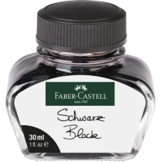 Чорнило "Faber-Castell" /149854/ чорне, 30мл в скляній банці