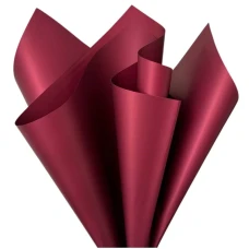 Плівка пакувальна "Unison" /j00325 -11/100649-011/ матова в листах 57*57см, бордо (20арк)