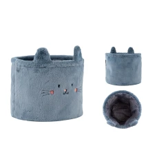 Кошик для зберігання "Kite" /K24-3100M-2/ Cute Cat 30х25 см, плюшевий