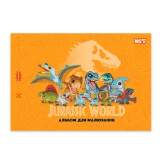 Зошит для малювання А4/12арк "YES" /130619/ скоба, з перфорацією Jurassic World.Kids (8/192)