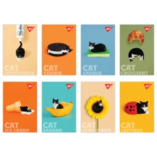 Блокнот А7/48 # склейка "YES" /152099/ Catstyle (1/40/320)
