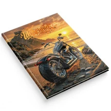 Щоденник шкільний "Soft Touch" тв.обкл. /1В3546/ виб.УФ лак, тиснення "Мотобайк" (1/20)