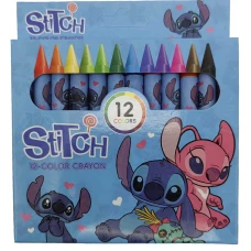 Олівці воскові 12 кол. /802-O/ "Стіч" 9см (1/12)