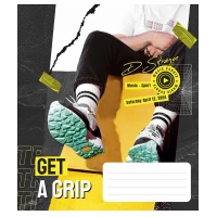 Зошит уч. "Школярик" 48арк.== /3304L/ "Get a grip" ВД-лак (хлопчик) (10/100)