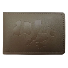 Обкладинка ID Паспорт "4PROFI" /27438/046/шкірзам, UA на мапі койот тиснення Обкладинка ID Паспорт "4PROFI" /27438/046/шкірзам, UA на мапі койот тиснення