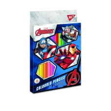 Олівці кольорові "Yes" 18 кол./36 шт /290607/ "Marvel" двосторонні (1/8/160)