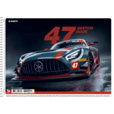 Альбом для малювання "Школярик" А4/30арк./PB-SC-030-8056/ спіраль, 120г/м2, УФ-лак (9/63) Альбом для малювання "Школярик" А4/30арк./PB-SC-030-8056/ спіраль, 120г/м2, УФ-лак (9/63)