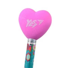 Гумка-насадка на олівець "Yes" /560500/ "Heart"  (24/480)