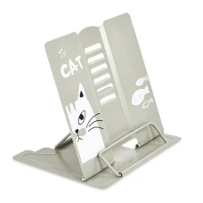 Підставка для книжок металева "JO" /DSCN3071-S/ "Cat" 15,2*12,7*15,2см, мікс (1/48/96) Підставка для книжок металева "JO" /DSCN3071-S/ "Cat" 15,2*12,7*15,2см, мікс (1/48/96)