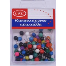 Кнопки декор /1018/  "Кулька 0,6см" кол.Пласт, 100шт  (1/12)
