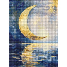 Алмазна мозаїка "Ідейка" /AMO8211/ "Відбиток місяця" 30*40см