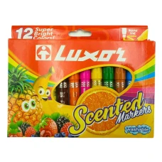 Фломастери "Luxor" 12 кол. /3065/ "Scented" фруктовий аромат (1/72)
