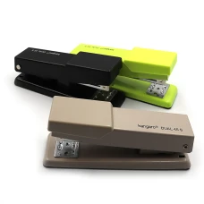 Степлер "Kangaro" /DUAL-45S/ №10 -24/6 20-30арк., глибина 64мм, довжина 121мм, антистеплер, метал мікс (1/10/120)