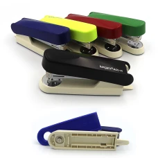 Степлер "Kangaro" /MOD-45/ №24/6 30арк., глибина 60мм, довжина 130мм, антистеплер, відділ для скоб, пластик мікс (1/10/60)