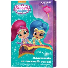 Пластилін восковий "Kite" 15кол. 225гр /SH19-087/ "SH" (1/36)