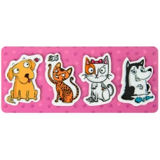 Індекс регістри "Kite" /K22-479-5/ пластикові 4x20 шт, 35х50 мм "Pets" (1/25/100)