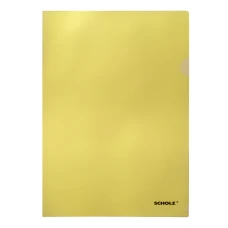 Папка-куток А4 "SCHOLZ" /01310/ жовта, 180 мкм (10/200)