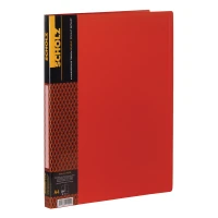 Папка-швидкозшивач з кишен. А4, 2 см "SCHOLZ" /04500/ Червоний (1/20/120)