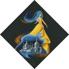 Алмазная мозаика "Идейка" /AMO7358/ "Берегиня г. Ковель" 40х40см