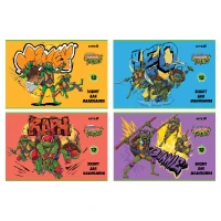 Зошит для малювання А4/12арк. "Kite" /NT25-241/ скоба, гібр. лак + УФ лак, TMNT Tales of the TMNT (20/160)