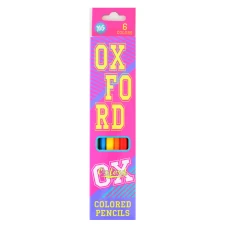 Олівці кольорові "Yes"  6 кол. /290402/ "Oxford"(pink) (1/24/480)