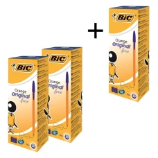 АКЦІЯ Ручка кулькова "BIC" Orange зі штрихкодом (уп.20шт)/8099221/ синя 2+1 (1)
